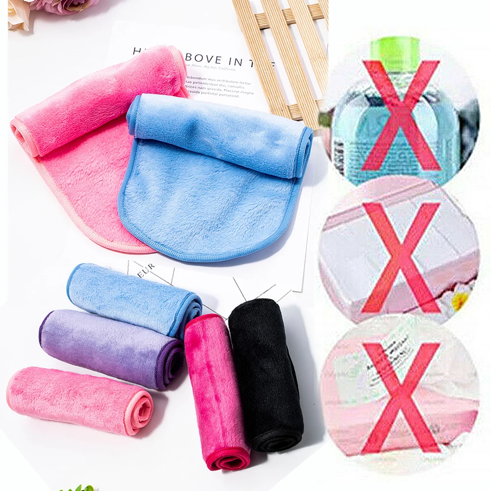 Многоразовые ластик макияж полотенца для удаления макияжа чистящее полотенце