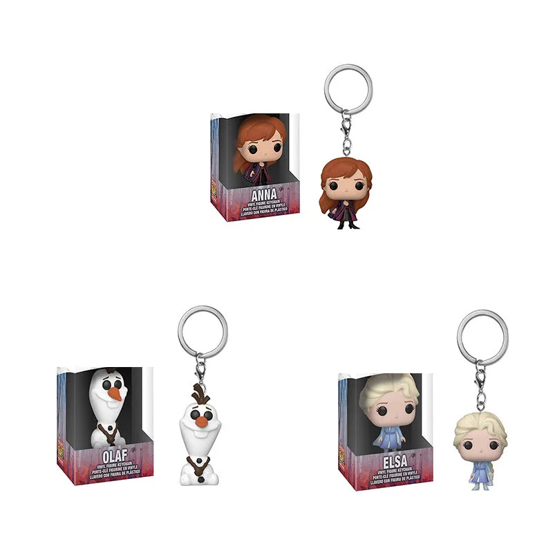 FUNKO Disney с персонажами мультфильмов карманами брелок для ключей Эльза Анна