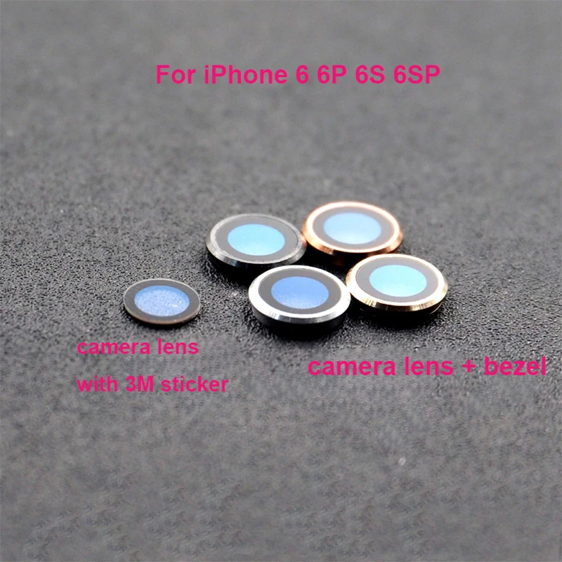 Сапфировое стекло заднего вида для камеры iPhone 6 6s Plus кольцо объектива защитное +