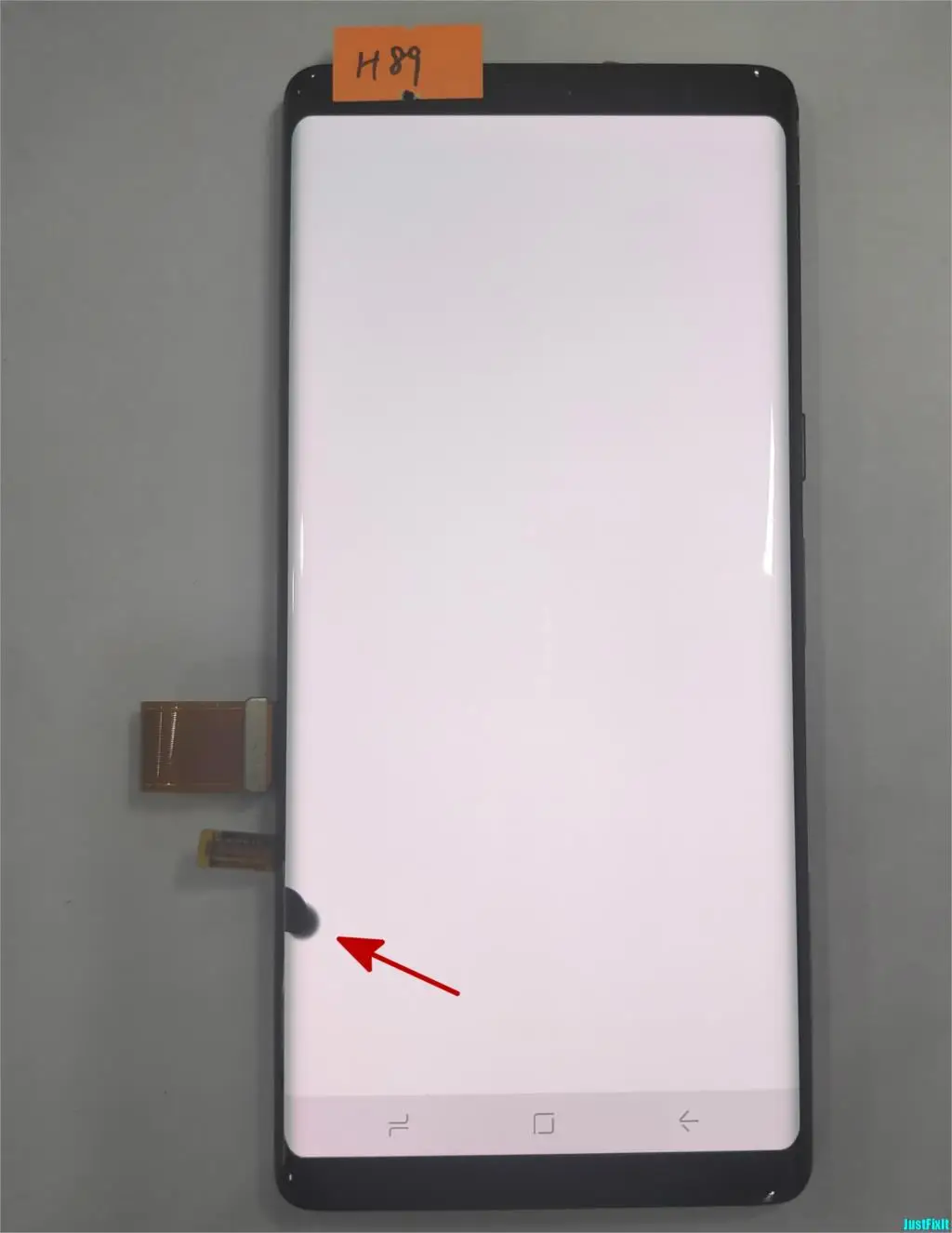 H89 Для samsung Galaxy Note 8 N9500 N950FD N950U дефект ЖК-дисплей кодирующий преобразователь сенсорного экрана в сборе 6," Super Amoled - Цвет: H89