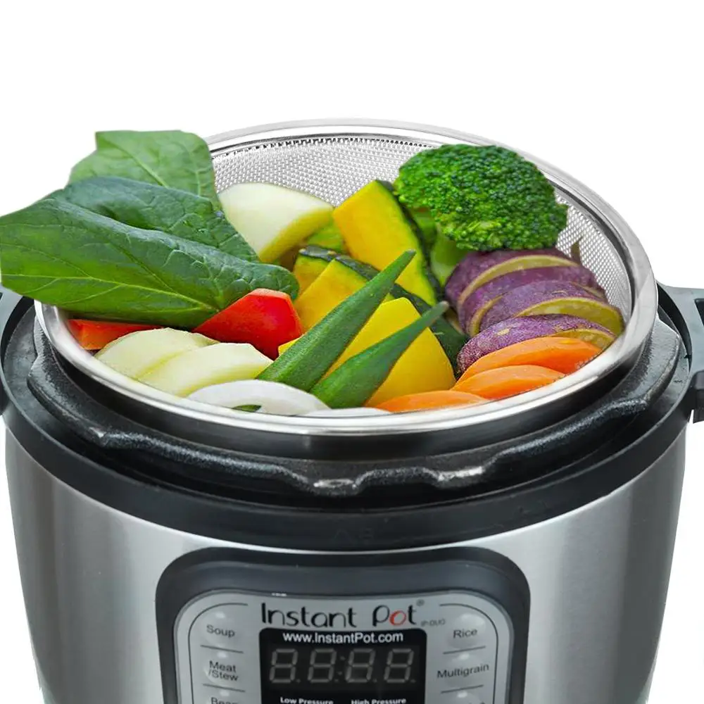 Промытый сито для риса сушилка Пароварка Корзина 18 8 из нержавеющей