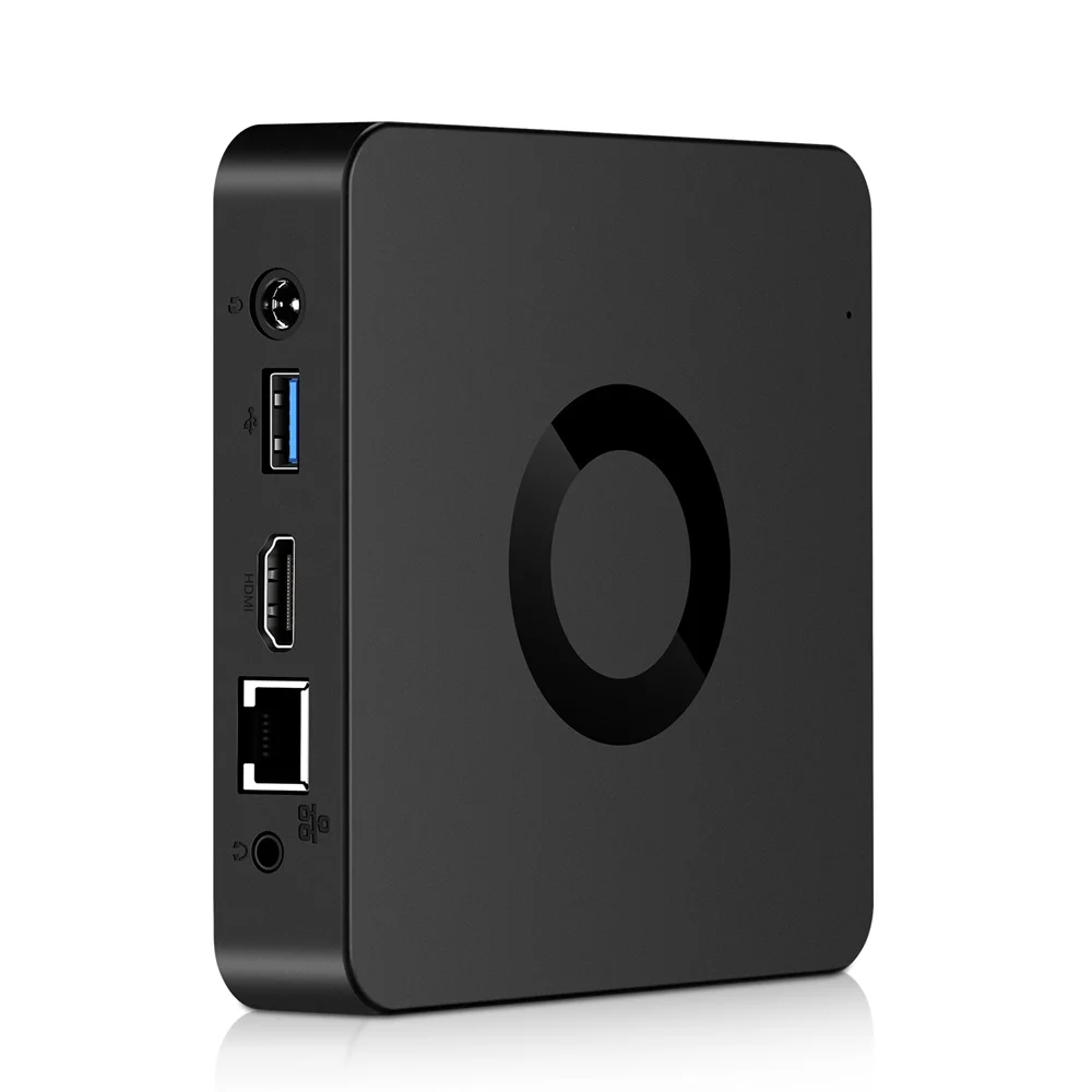 Двухъядерный мини ПК intel Celeron N4100 windows10 4 Гб 64 Поддержка M.2 HD-MI/VGA двойной дисплей 1000 м
