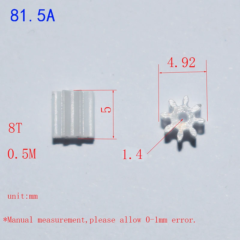 Пластиковая Шестерня 8T 10T с отверстием 0 5 м 1 мм 30 шт. | Игрушки и хобби