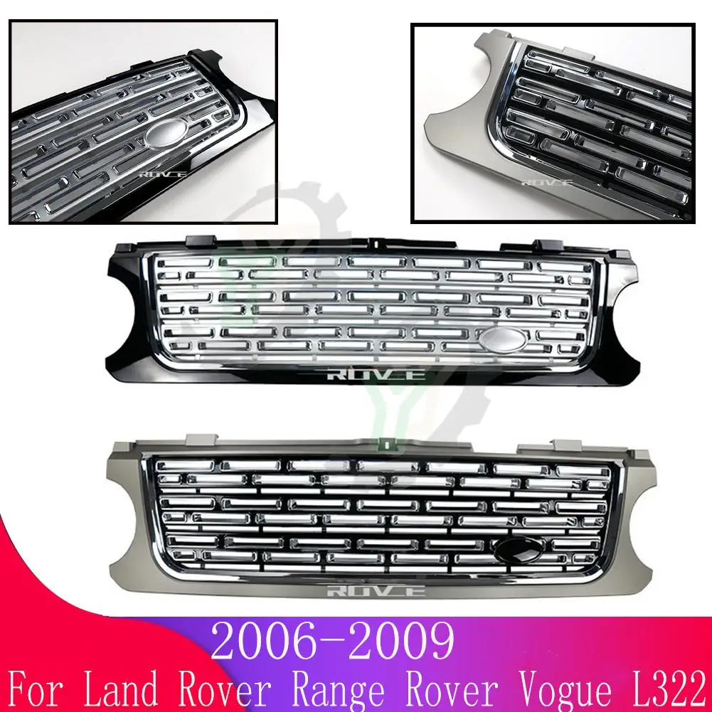 

For Land Rover Range Rover Vogue L322 2006 2007 2008 2009 Car Accessory Front Bumper Grille Centre Panel Styling Upper Grill