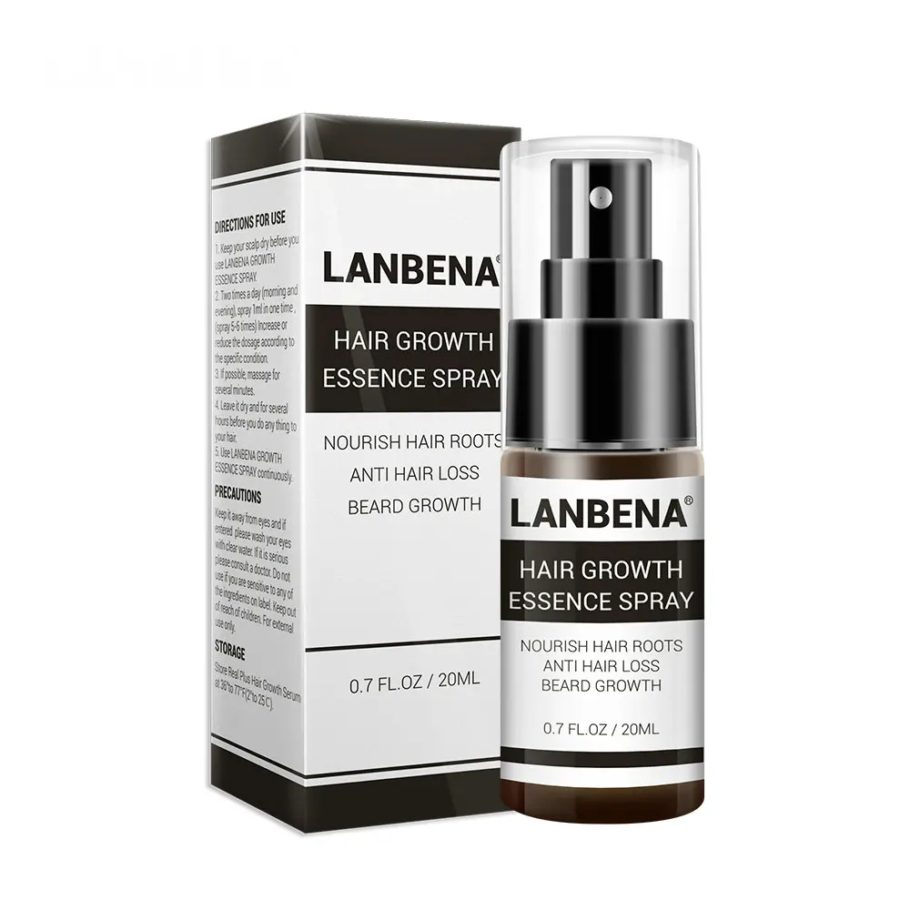 

LANBENA Fast Hair Growth Essence Spray Preventing Baldness Consolidating Anti Hair Loss Nourish Roots Hair Repair Growing