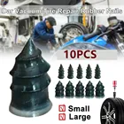 Набор для ремонта бескамерных шин Ar, комплект из 10 резиновых гвоздей для самостоятельного ремонта шин, мотоциклов и автомобилей