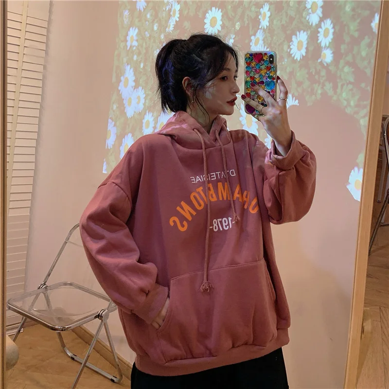 

Бархатный мягкий утепленный свитер женский с капюшоном на осень и зиму Jum