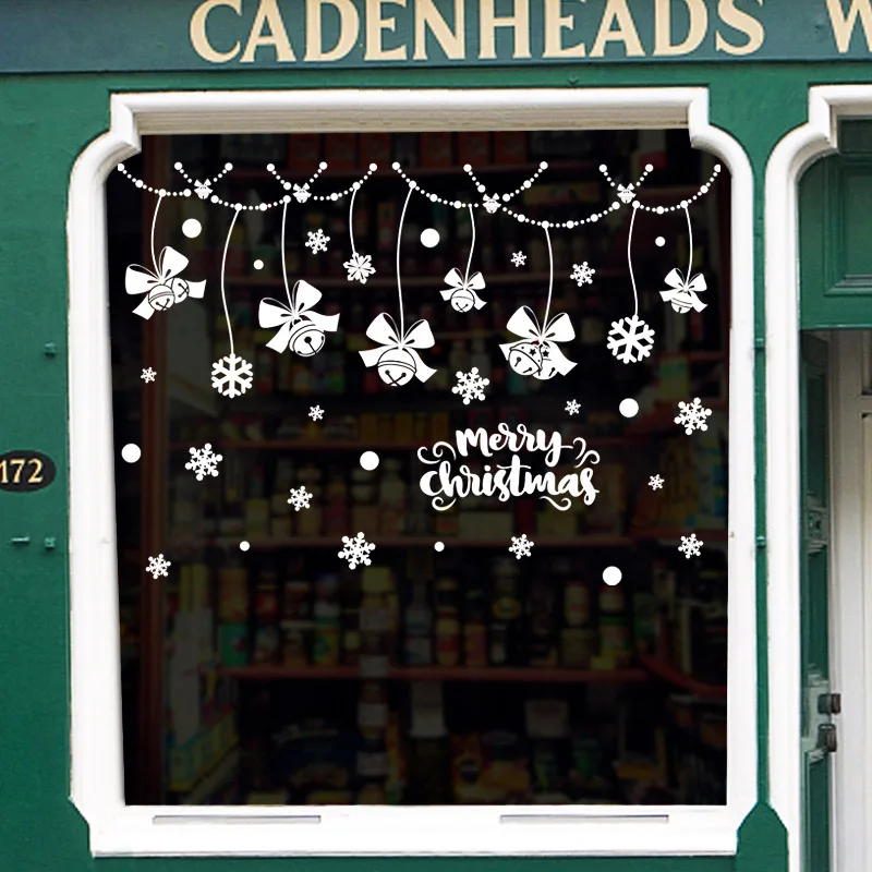 DIY рождественские настенные стикеры домашняя Наклейка на стену комнаты