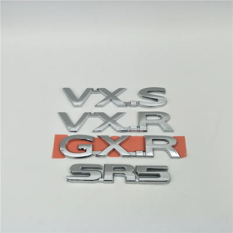 VXR VXS GXR SR5 эмблема логотип для Toyota Reiz Land Cruiser Prado Rav4 Tundra Tacoma 4Runner крышка багажника