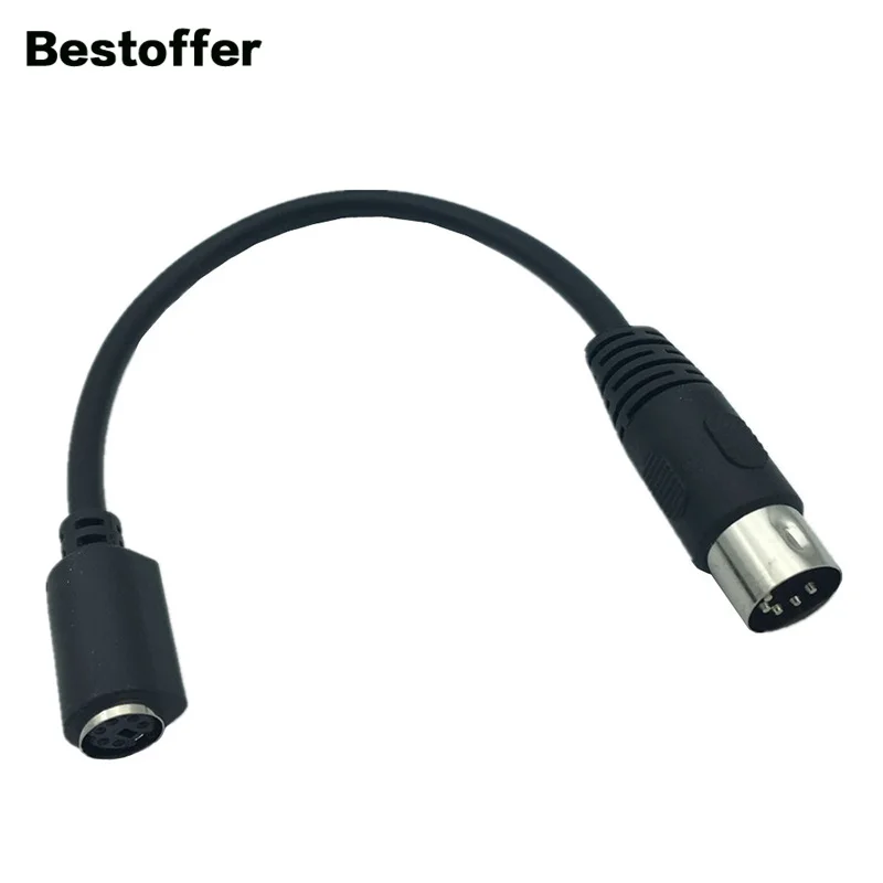 PS2 DIN 5Pin Male to MD 6Pin Female клавиатура и переходник для мыши кабель 15 см | Электроника