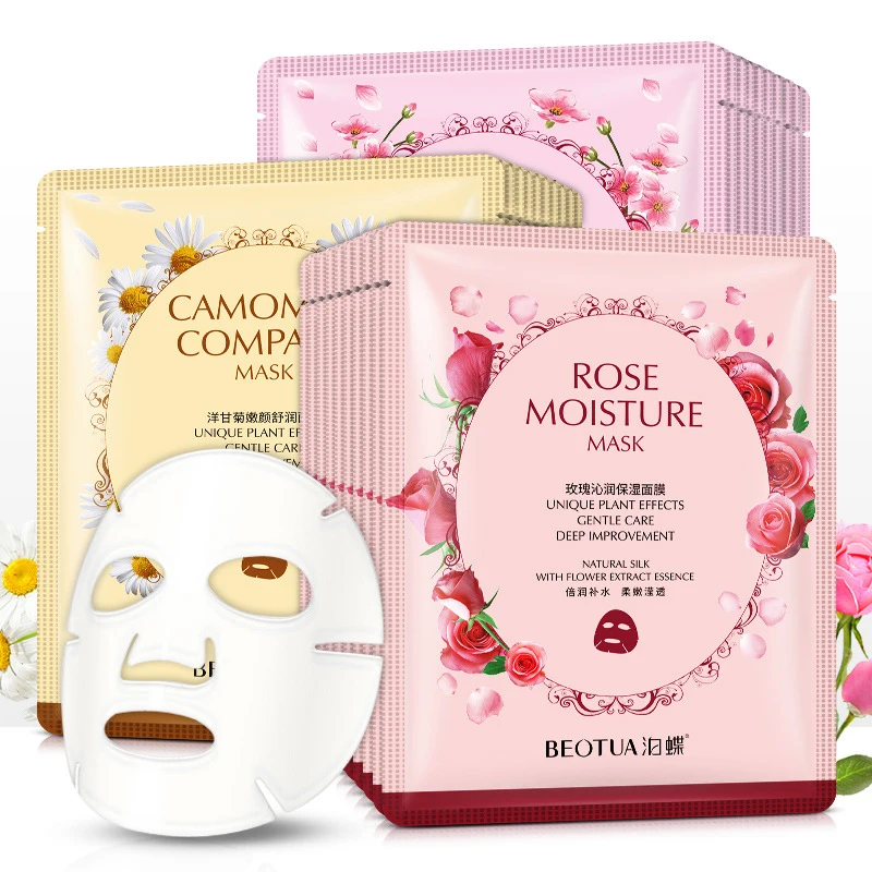 

1PC Cherry Facial Mask Moisturizing Deep Brighten Hyaluronic Acid Mask Acne Treatment Beauty Face Care Balancing Water-oil TSLM2