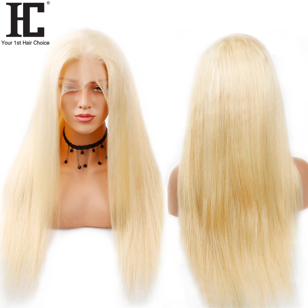 13x6 Lace Wig Remy Hair 613 Blonde Lace Front Wig Glueless Brazilian Straight Human Hair 13x6 Lace Wigs Pre Plucked