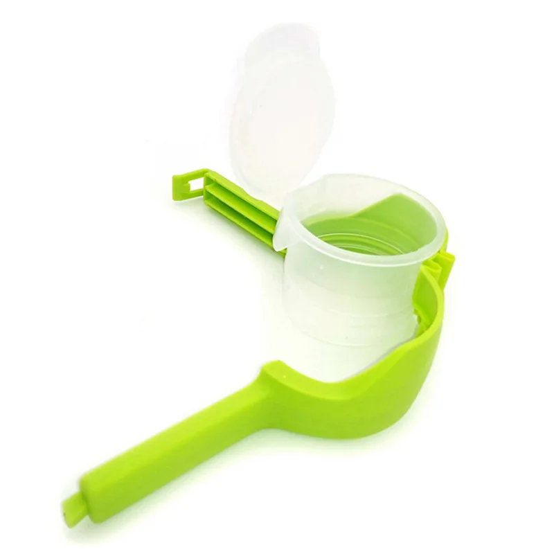 

New Seal Pour Food Storage Bag Clip Snack Sealing Clip Keeping Fresh Sealer Clamp Plastic Helper Food Saver Travel Kitchen Tools