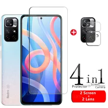For Xiaomi Redmi Note 11 Glass For Redmi Note 11 Tempered Glass Film 9H HD Screen Protector For Redmi Note 9 10 11 Pro Lens Film