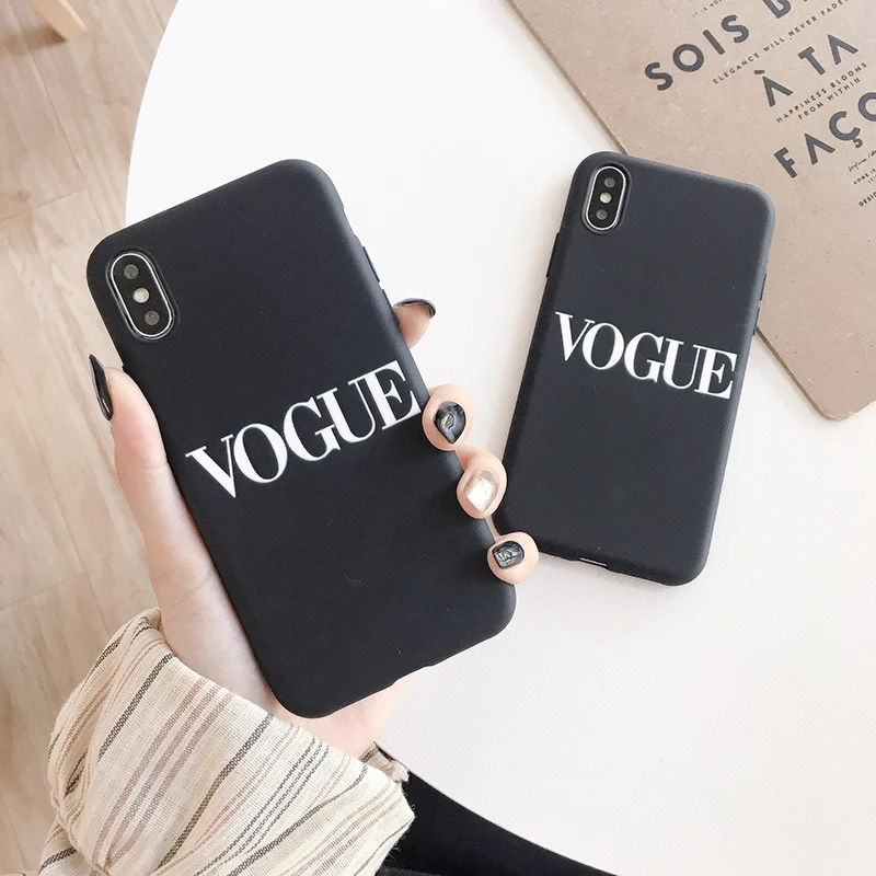 Лидер продаж Модные жизни тренд Бренд журнала VOGUE звезда силиконовый мягкий