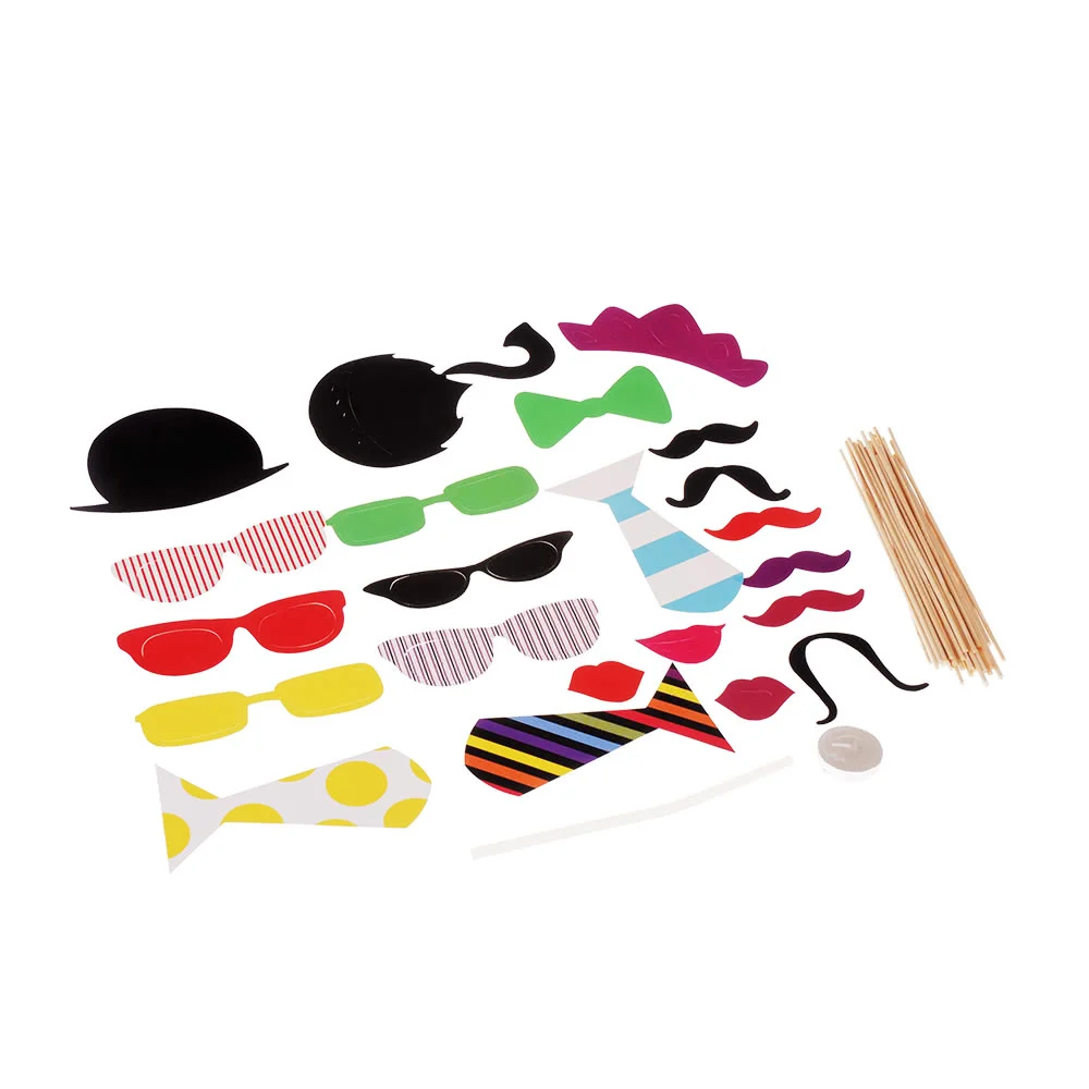 22 шт. реквизит для фотосессии Набор масок свадьбы Рождества дня рождения