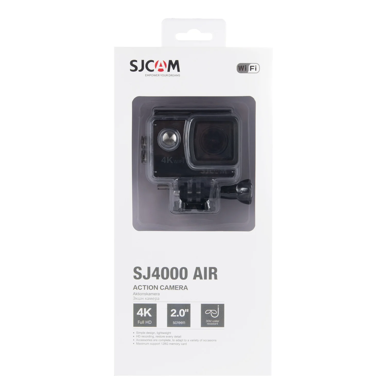 SJCAM SJ4000 AIR 4K экшн-камера Full HD Allwinner 4K 30fps wifi Спорт DV 2," экран мини камера на шлем Водонепроницаемая Спортивная DV