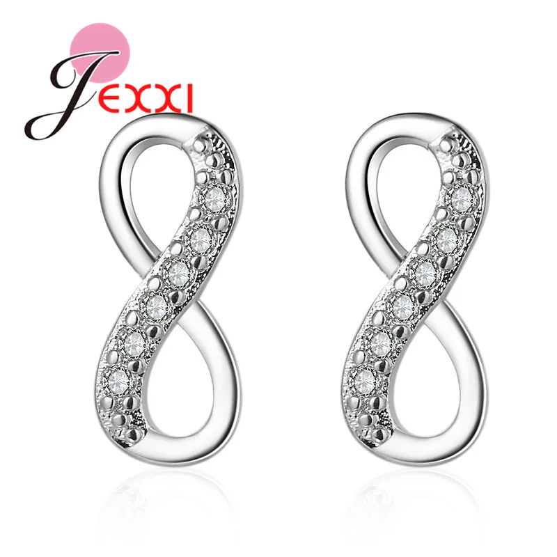 Женские серьги-гвоздики из серебра 925 пробы с буквами | Украшения и аксессуары