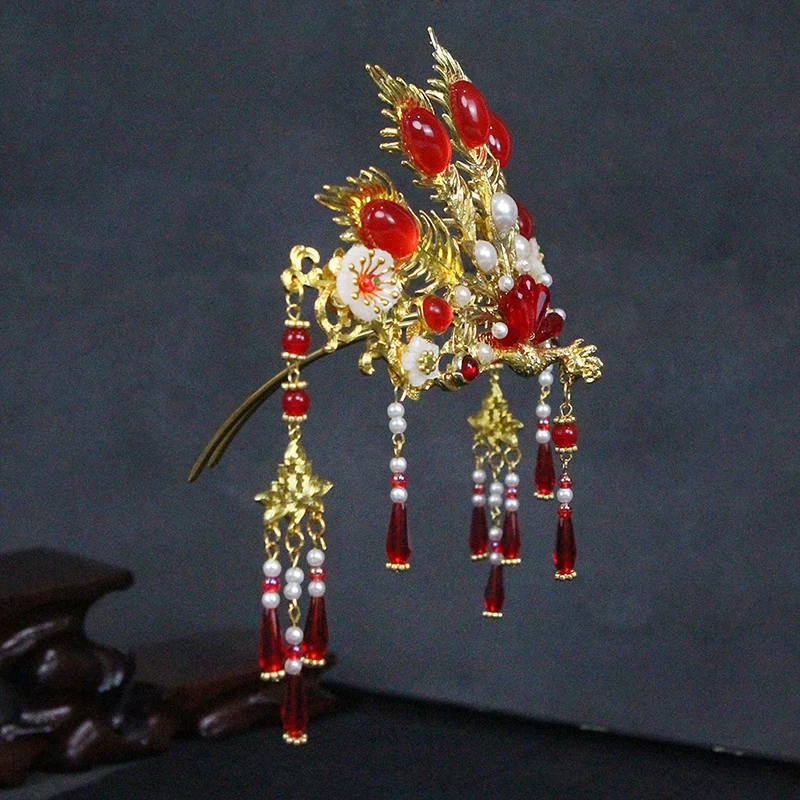 Диадема Феникса золотая корона для волос аксессуары женщин Винтажный свадебный