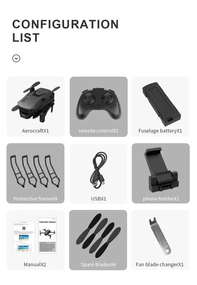 

H1 Mini Remote Control Drone Arms Foldable Portable 2.4GHz RC Quadcopter