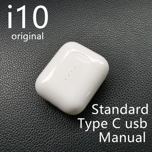 i10 standard i10 наушники-вкладыши TWS с i10tws Bluetooth ухо Беспроводной наушники 1:1 размеры PK i10 i11 i10tws i13 i14 i15 i16 i20 i30 i60 i80 наушники-вкладыши tws - Цвет: i10 standard