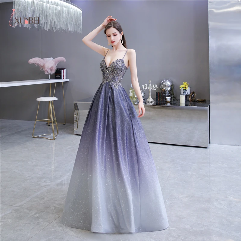 Vestidos De Fiesta Длинные Выпускные платья 2021 кружевные бусы на шнуровке Вечерние для