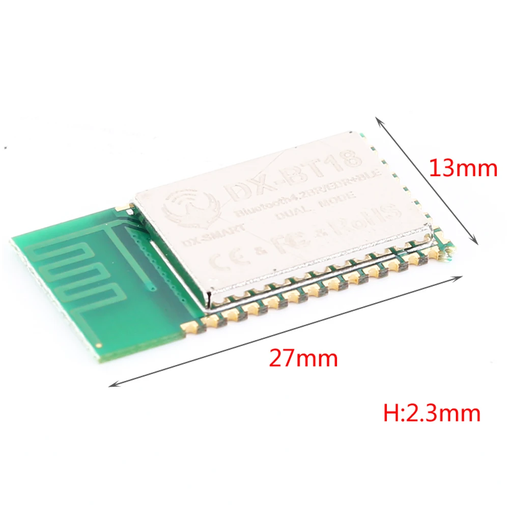 Беспроводной модуль Bluetooth RF трансивера BLE4.2 UART DC 1 8 V 3 6 2 4 GHz ISM|Интегральные схемы| |