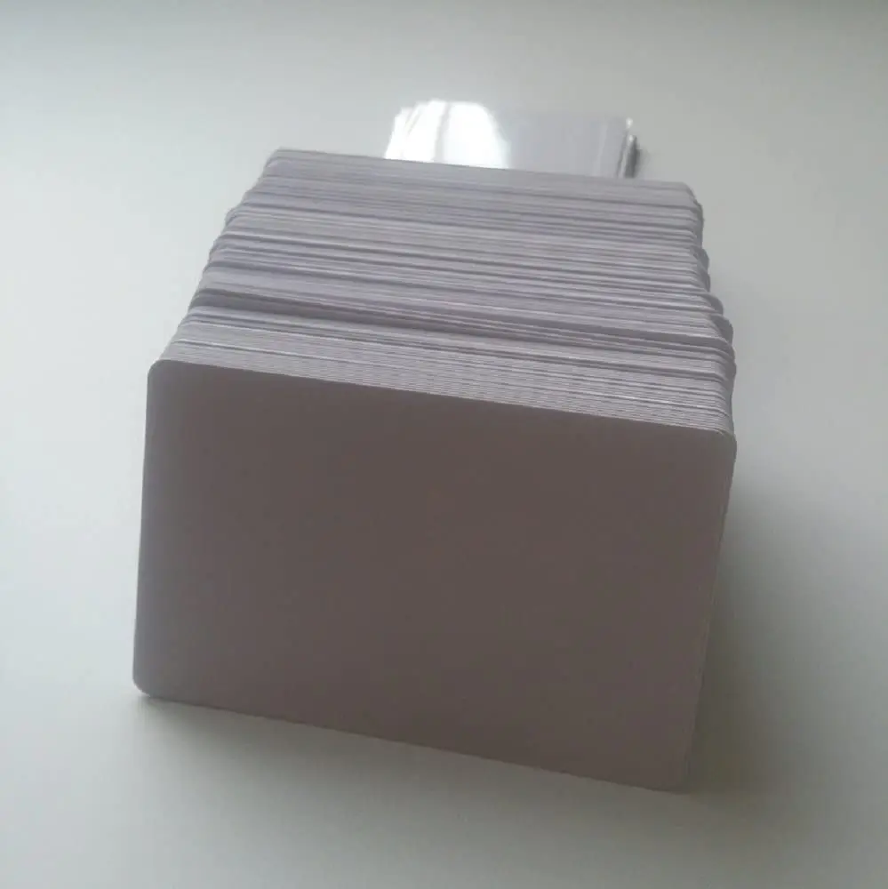 

20 Mil Inkjet PVC Card Printable ID Cards Enhanced Ink Coating Waterproof Double Sided Printing For Epson Canon Inkjet Printers