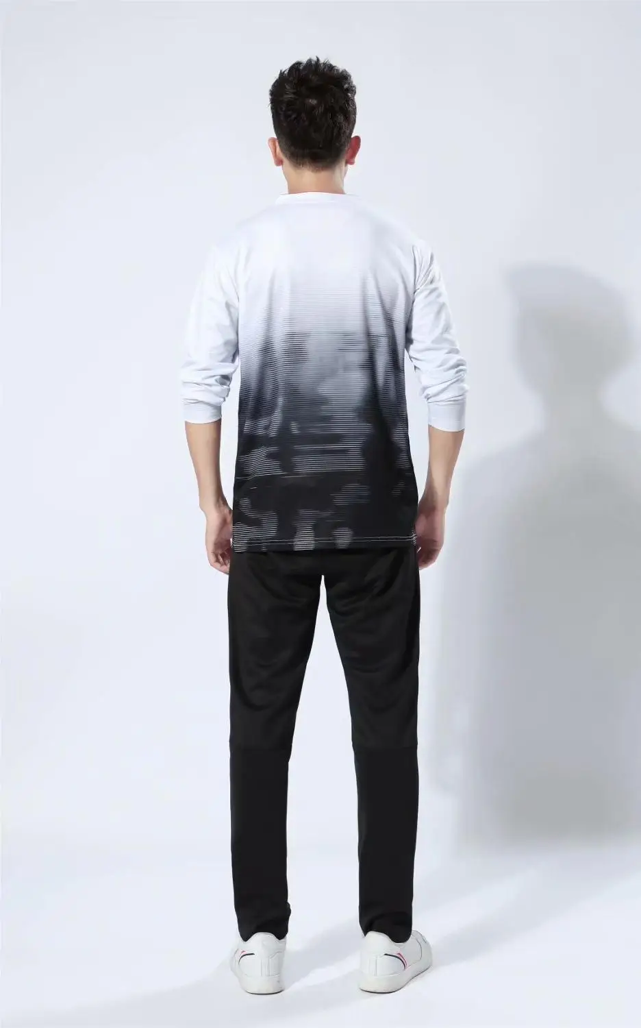 Спортивная одежда для мужчин и женщин быстросохнущая дышащая футболка с длинным