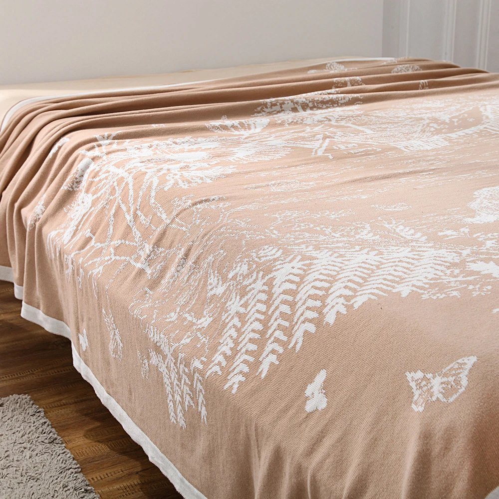 Регина китайский пейзаж живопись покрывало класса люкс ручной вышивкой пастырской Pattern Хлопок Диван Крышка