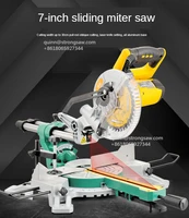 jeddah stock 7 inch household lithium mitre saw woodworking angle cutting off aluminum cutting machine sliding miter saw