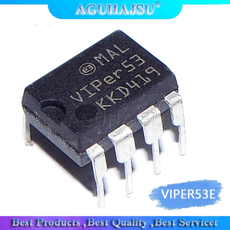 5 шт. ЖК микросхема питания viper53 VIPER53E DIP-8 | Электронные компоненты и принадлежности