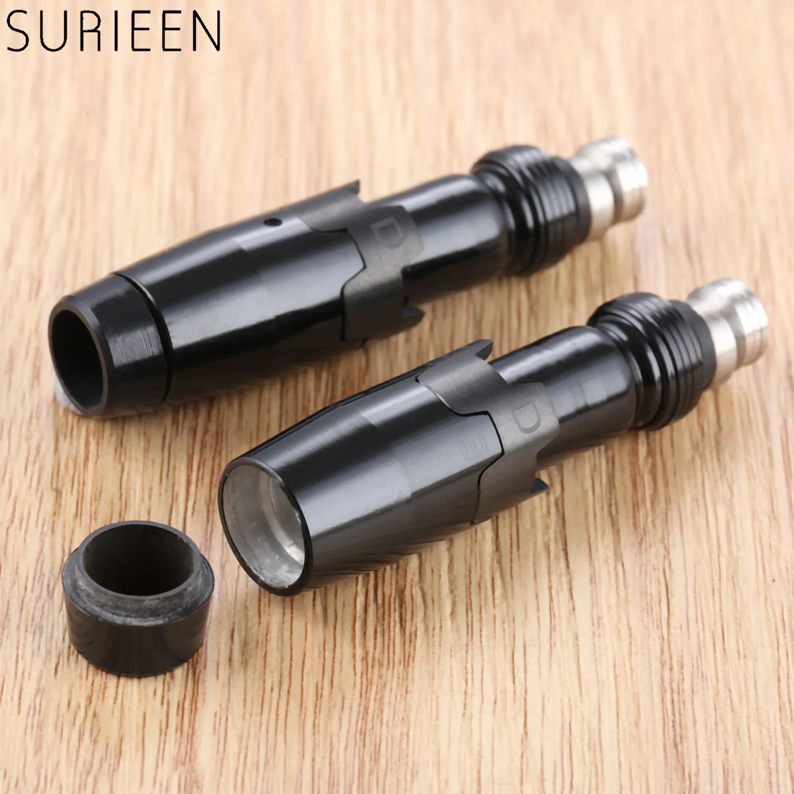 Черная сменная Втулка адаптера вала ключа из алюминиевого сплава для Titleist 913F 3 #5 # Fairway Wood 0 335 &quot0 350&quot размер