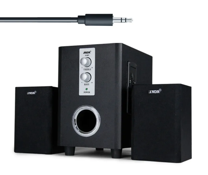 Комбинация Bluetooth беспроводной динамик сабвуфер стерео бас ПК USB Компьютерные колонки Поддержка TF карта U диск сада Q1