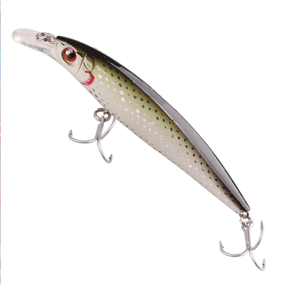 Рыболовные приманки Minnow 100 мм 120 рыболовные тройной крючок приманка для ловли