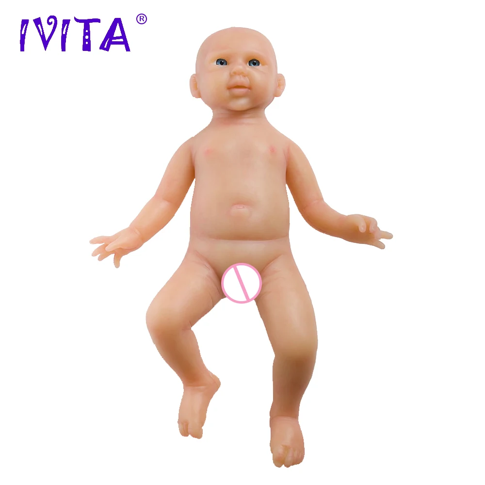 IVITA WG1520, 48 см, 3500 г, полностью силиконовые реборн для младенцев, реалистичные голубые глаза, открытые мягкие куклы для детей, реалистичные детские игрушки для девочек