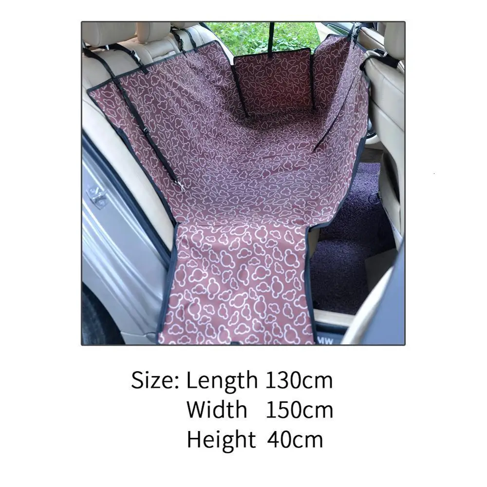 1х чехол для сиденья домашних животных с рисунком лапы непромокаемый матрасик