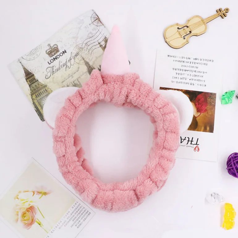 Мягкая маска для сна с глазами единорога плюшевый мешок макияжа девушки