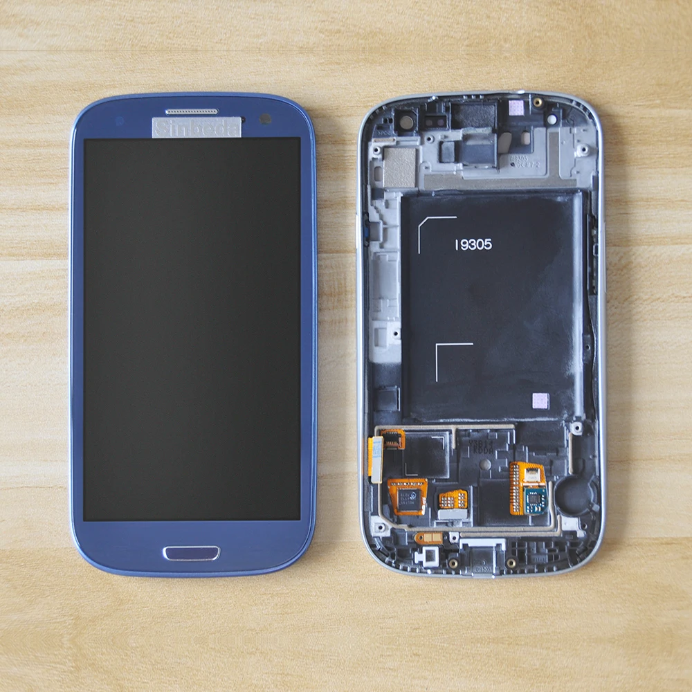 ЖК дисплей Super AMOLED 4 8 дюйма для SamSung Galaxy S3 III i9300 i9305 i747 T999 i535 с сенсорным экраном и