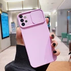 Однотонный защитный чехол для объектива камеры для Samsung Galaxy A52 A72 A32 A12 A21S A10S Противоударная Мягкая силиконовая задняя крышка