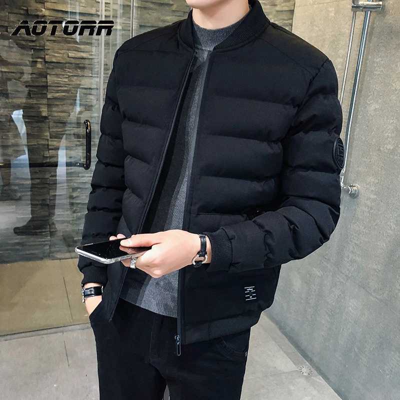 Зимняя мужская куртка 2020 Мужская Новая повседневная утепленная хлопковая