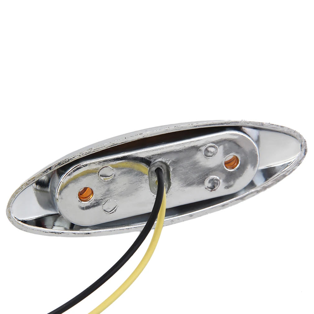 

1* Best Promotion 12V Waterproof 3LED Beads Car Trailer Truck Edge Side Marker Clearance Light F5 Straight Bulb Warning Lamp