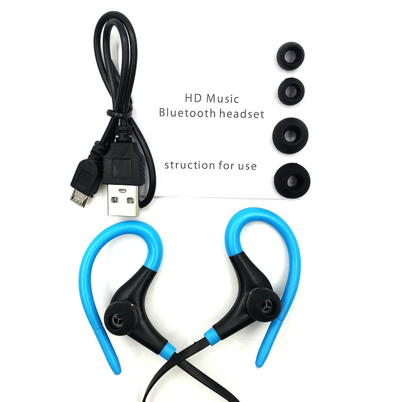 Беспроводные наушники с ушным крючком V4.1 Bluetooth стерео Бас гарнитуры Спортивная