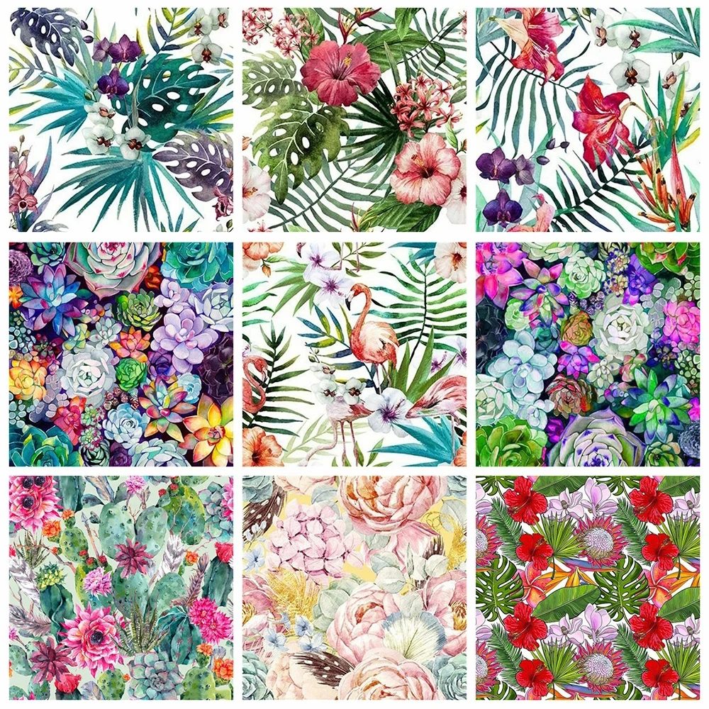 

Набор для алмазной живописи AB, набор для алмазной вышивки с цветами 5D «сделай сам», полноразмерная Вышивка крестиком, КАКТУСОМ, ручная работ...