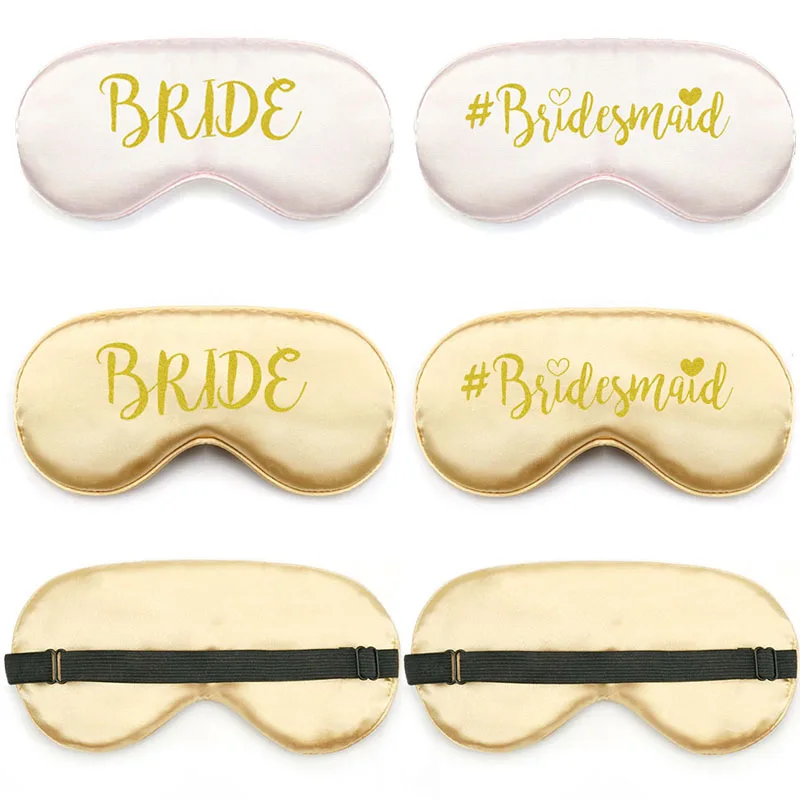 Маска для сна невесты подарок подружки девичник куриная вечеринка декор