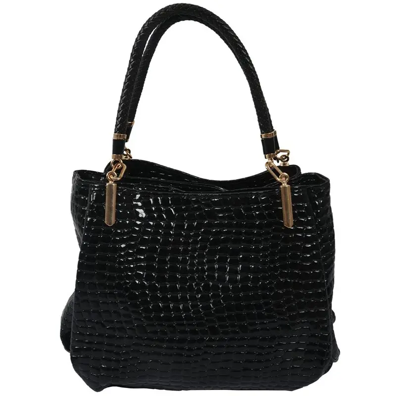 

Новая модная женская кожаная сумка через плечо с крокодиловым узором, женская сумка-тоут