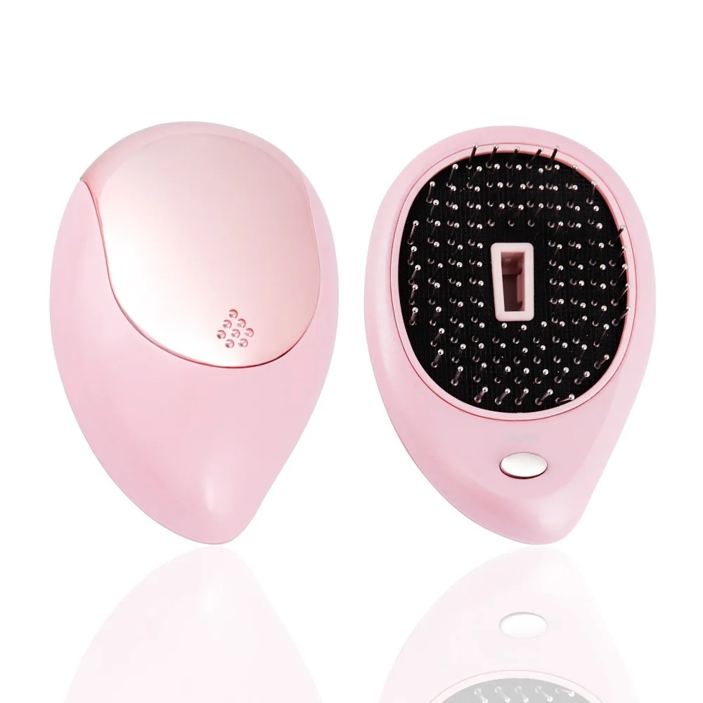 Портативная электрическая Ионная Щетка для волос выпрямитель щетка с