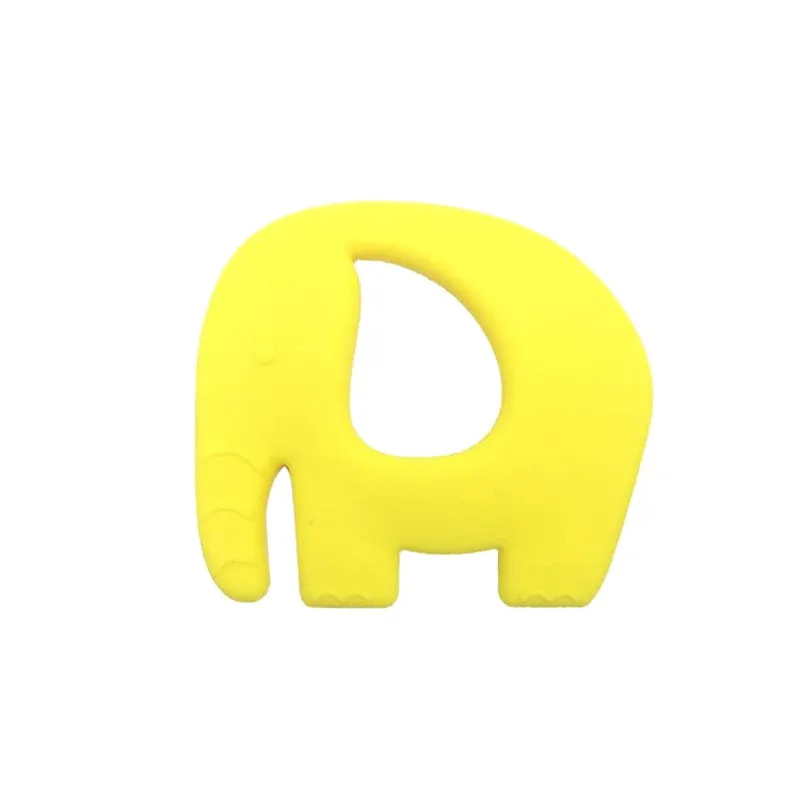 Грызунки из пищевого силикона для детей подвески сделай сам в виде слона