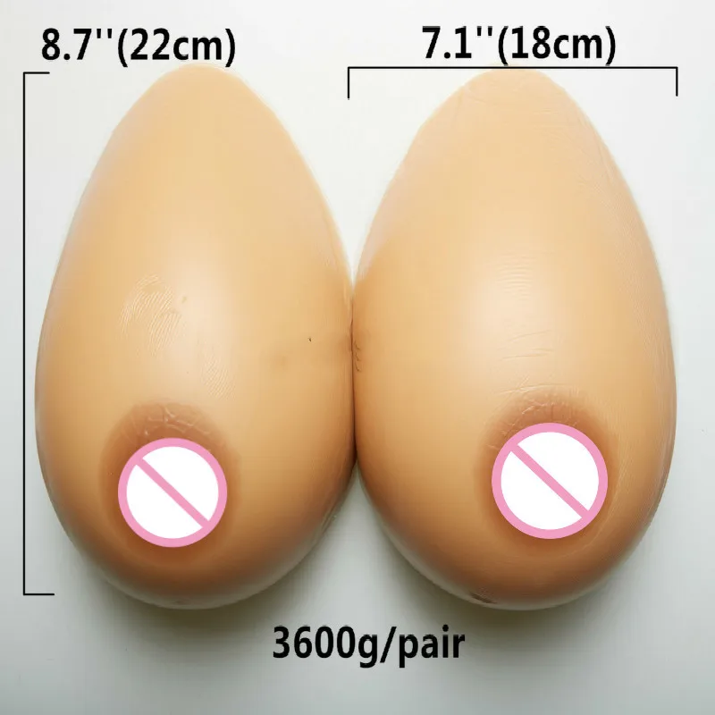 3600 г силиконовые поддельные формы груди чашка HH грудь высокое качество