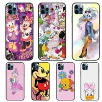mickey friends anime phone cases cover for iphone 11 pro max case 12 8 7 6 s xr plus x xs se 2020 mini mobile cell shell funda